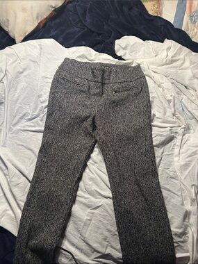 Soho Black and White Tweed Slim Pants